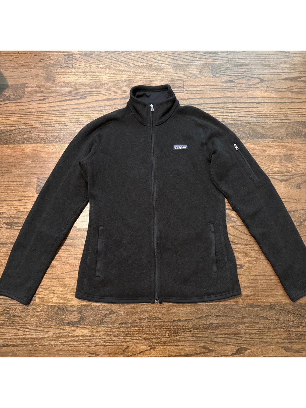 Patagonia Women's Better Sweater Fleece Full Zip Black Jacket Size Medium - Picture 3 of 8